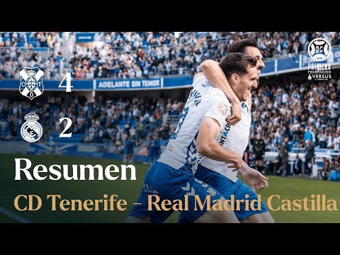 CD Tenerife | Resumen del CD Tenerife - Real Madrid Castilla (J. 21, Primera Federación 25/26)