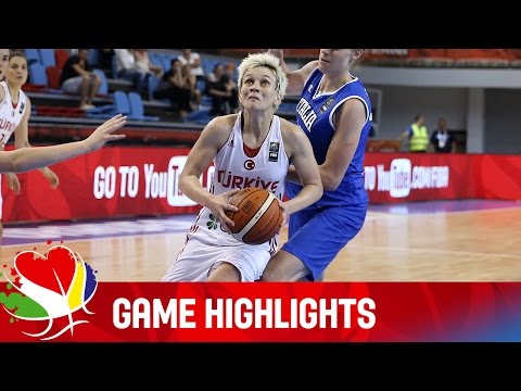 Turkey v Italy - Game Highlights - Group B - EuroBasket Women 2015