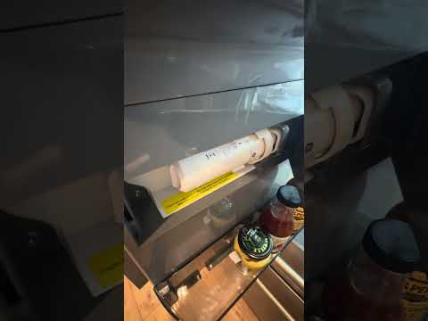 How to reset a GE Cafe refrigerator “water filter expired” notification.