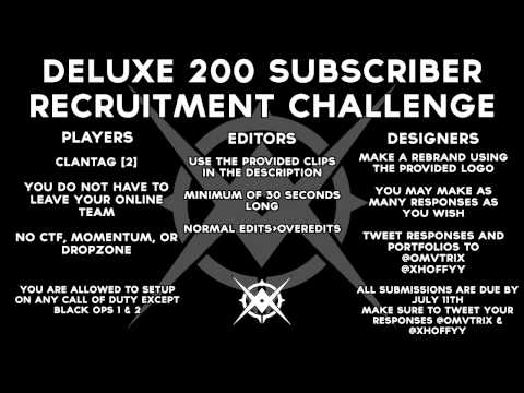 Deluxe Alternity 200 Subscriber Recruitment Challenge (Ft. Red Scarce) #DeluxeRC