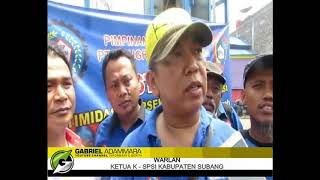 Download lagu VIRAL!!! TOLAK DI P H K SECARA SEPIHAK PABRIK  DI SUBANG DI DEMO mp3