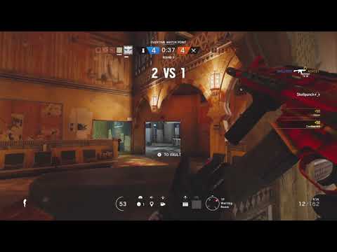 Vigil Overtime Clutch Ace (Rainbow 6 Ranked)