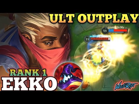 EKKO ONE COMBO DELETE! UNSTOPPABLE MID MVP PLAY - TOP 1 GLOBAL EKKO BY MLUV Bynn - WILD RIFT