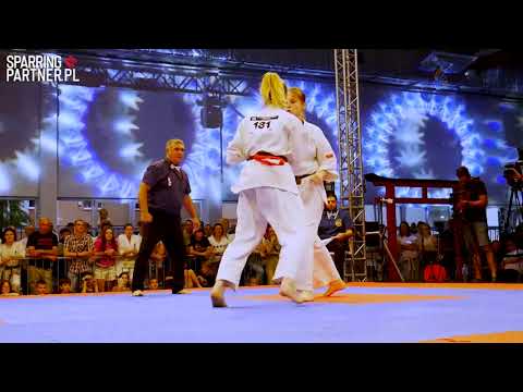 Malwina Matyjanek vs Karolina Podlaszewska finał Senior -65 kg IKO Nakamura European Championship