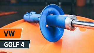 How to change front shock absorbers on VW GOLF 4 TUTORIAL | AUTODOC