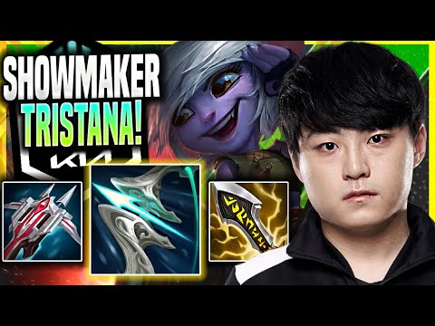 SHOWMAKER BRINGS BACK HIS ICONIC TRISTANA! - DK ShowMaker Plays Tristana Mid vs Rumble! | Season 11