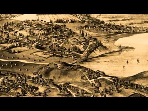 Winthrop Massachusetts 1894 Panoramic Bird's Eye View Map 7549