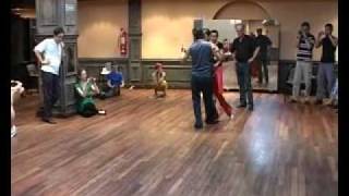 Gustavo Rosas y Gisela Natoli.Tango Argentino.Demo Clases Bs As.