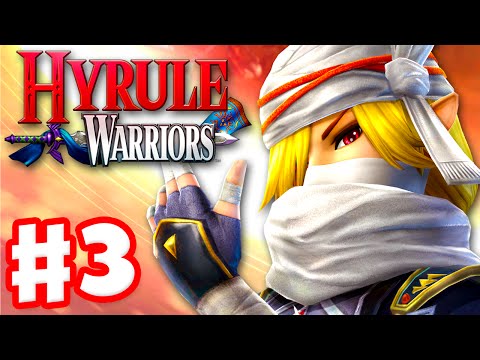 Hyrule Warriors - Gameplay Walkthrough Part 3 - Sheik in Faron Woods! Gohma Boss! (Wii U)