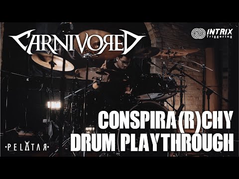 CARNIVORED "Conspira(r)chy" | Official Drum Playthrough by YUNAN HELMY