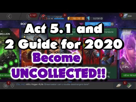 Act 5.1 and 2 Easy Paths to become Uncollected in 2021 | Marvel Contest of Champions