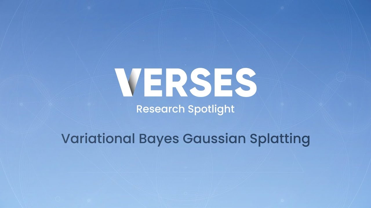 VERSES Research Spotlight: Variational Bayes Gaussian Splatting