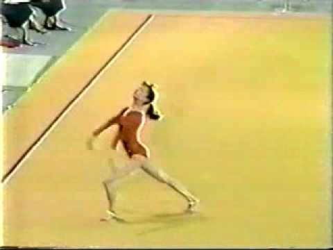 1983 TBS Cup gymnastics Chen Yongyan floor exercise