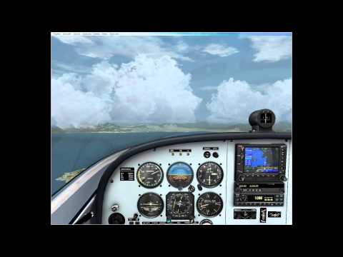 Flighing over Corsica (VFR Landing Ajaccio)