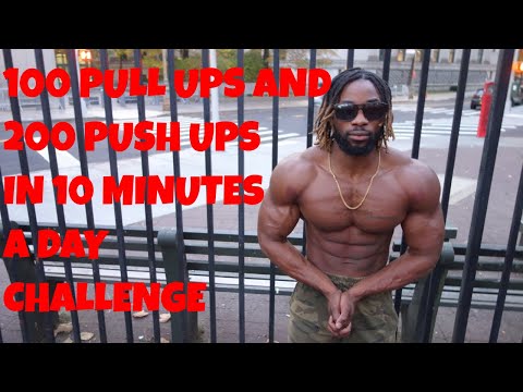 100 Pull ups and 200 Push ups in 10 Minutes a Day Challenge - M M Fit | Thats Good Money