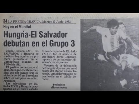 Portero de la Selecta en Mundial España 82  - El Salvador 0 - Hungria 10 ( 10 goles de esperanza)