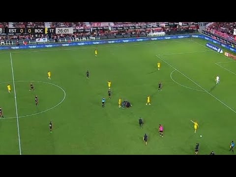 ¡TERRIBLE! ALTAMIRANO SE DISLOCA EL HOMBRO EN MEDIO DEL BOCA - ESTUDIANTES