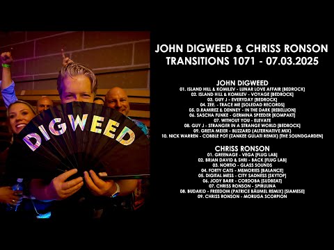 JOHN DIGWEED (UK) & CHRISS RONSON (Hungary) @ Transitions 1071 07.03.2025