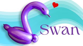 How to Make a Swan Balloon Animal - Version 2 - A Beginner's Guide