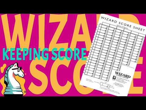 Be a WIZARD at keeping score in the Wizard card game!