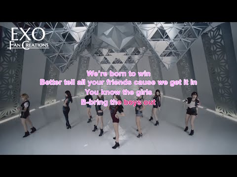 Girls' Generation - The Boys [English Ver.] (Karaoke Video)