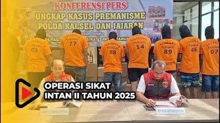 Download lagu Operasi Sikat Intan II Tahun 2025, 234 Pelaku Kejahatan Diamankan Polda Kalsel mp3