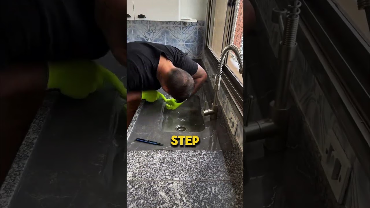 그는 장식용 필름만을 사용하여 주방을 리모델링했는데 보기에는 좋지만 문제가 있습니다.