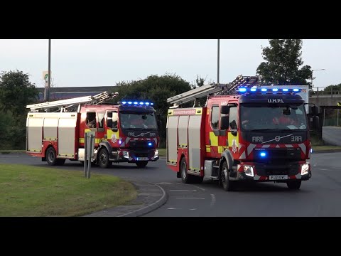 Stockport Pump + Ashton Pump Responding- Greater Manchester Fire And Rescue Service