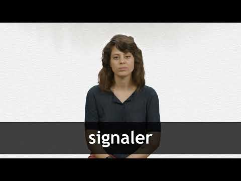 Signaler Sign English Translation of “SIGNALER” | Collins French-English Dictionary