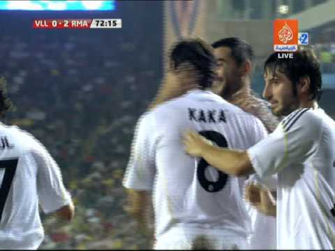 real madrid vs villarreal but kaka' penalty kick