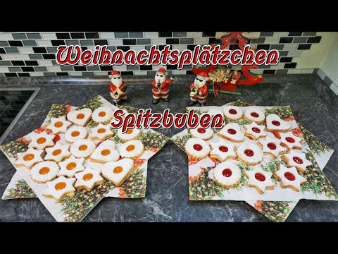 Weihnachtsplätzchen Spitzbuben. Einfach und lecker.