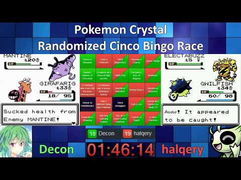 Crystal Randomized Cinco Bingo with halqery, Part 8 [Finale]