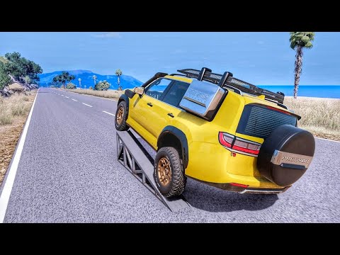 Satisfying Rollover Car Crashes #7 - BeamNG Drive | BeamNG AI