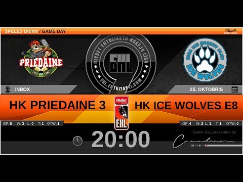 2019.10.25.- HK PRIEDAINE 3 - HK ICE WOLVES E8
