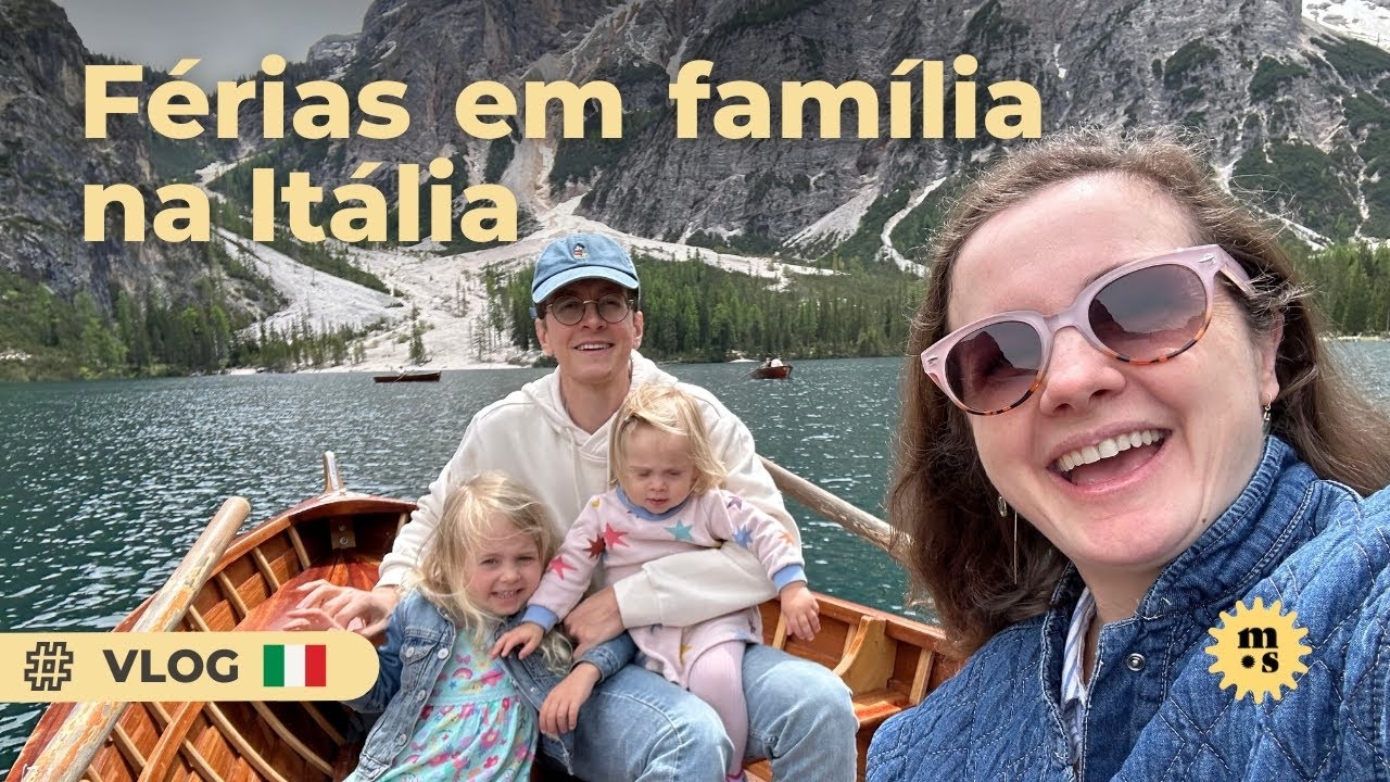 Viagem com as crianças em família para a Itália, andamos de barco nos lagos, e dicas | Vlog