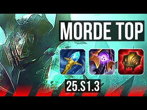 MORDEKAISER vs AKALI (TOP) | 9/0/1, Legendary | KR Master | 25.S1.3