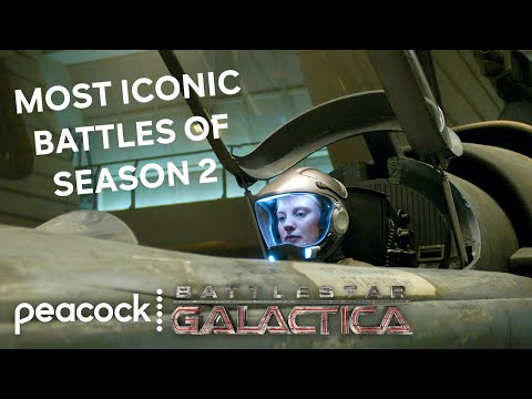 Most ICONIC Battles Of Season 2 | Battlestar Galactica