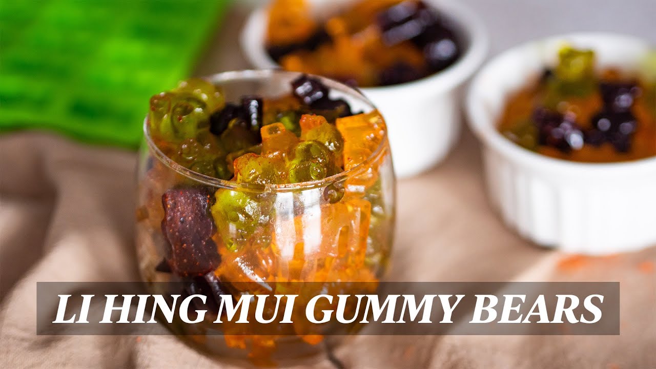 Watch video How to Make Hawaiian Style Li Hing Mui Gummy Bears Now How to Make Hawaiian Style Li Hing Mui Gummy Bears