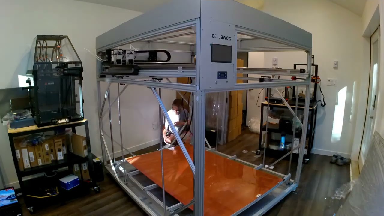 Big Dowell 3D Printer Build to first print