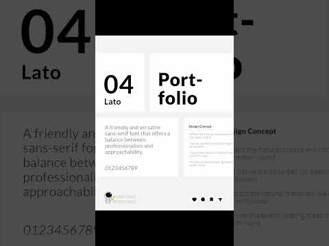 6 Free fonts for #architecture portfolio. #architecturedesign #portfolio #architecturevisualization