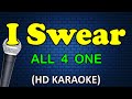 I SWEAR All 4 One HD Karaoke