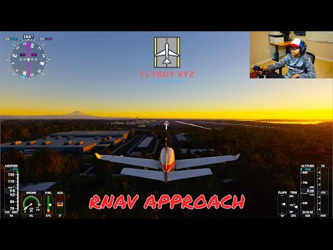 Autopilot and RNAV Approach | TBM 930 | FS2020