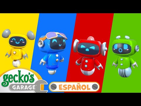 Escondite con los Mecánicos arcoíris | Garaje de Gecko | Carros para niños | Vídeos educativos