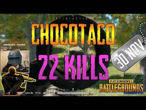 chocoTaco | 22 Kills | PUBG (VSS ONLY!)