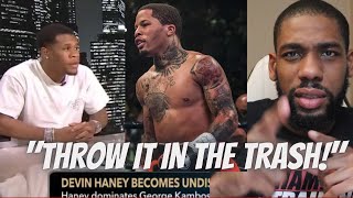 Devin Haney Says Tank's Belt Is Worthless & Would Love That Fight Next!