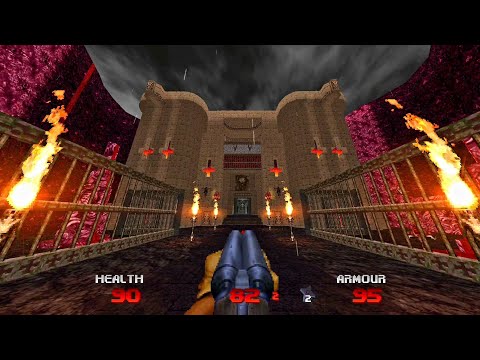 Brutal Doom 64 Veteran of Hell - Adrift - Map 6 - Heteroclite Citadel (Android/DeltaTouch)