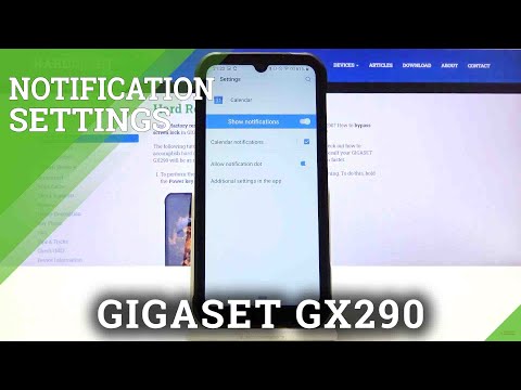 How to Personalize Notifications in GIGASET GX290 – Customize Notifications