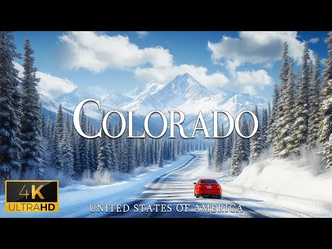 FLYING OVER COLORADO (4K Video UHD) - Relaxing Music With Stunning Beautiful Nature