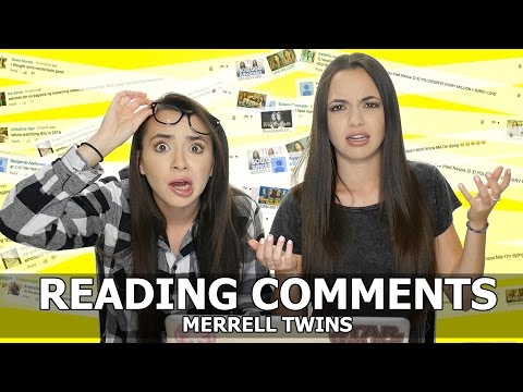 READING COMMENTS - MERRELL TWINS Video