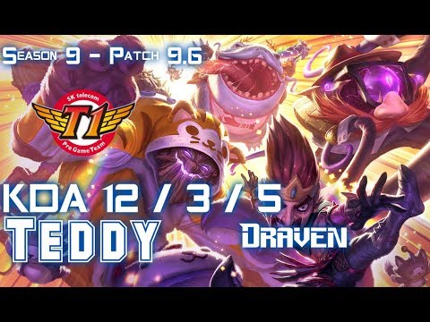 SKT Teddy DRAVEN vs KAI'SA ADC - Patch 9.6 KR Ranked